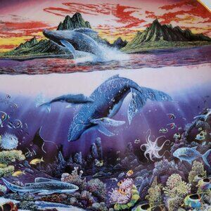 Danbury Mint Collectible Plate: New Moon Over Windward Oahu